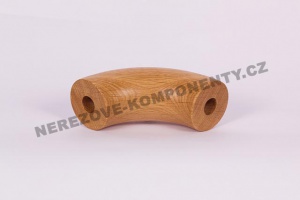 Spojka dřevěného madla 45 mm 90 st. - dub